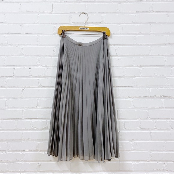 next Dresses & Skirts - NEXT midi grey pleated skirt